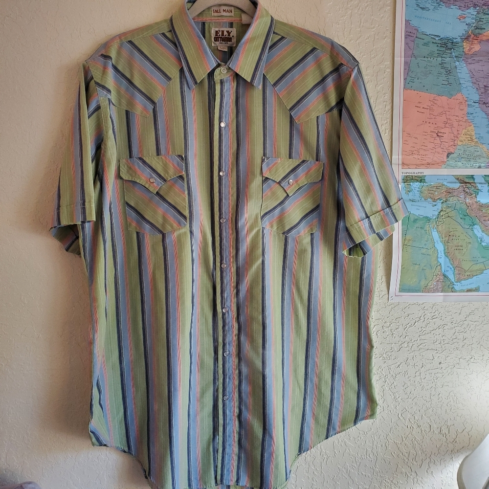 Vintage Ely Cattleman Button Down - image 1